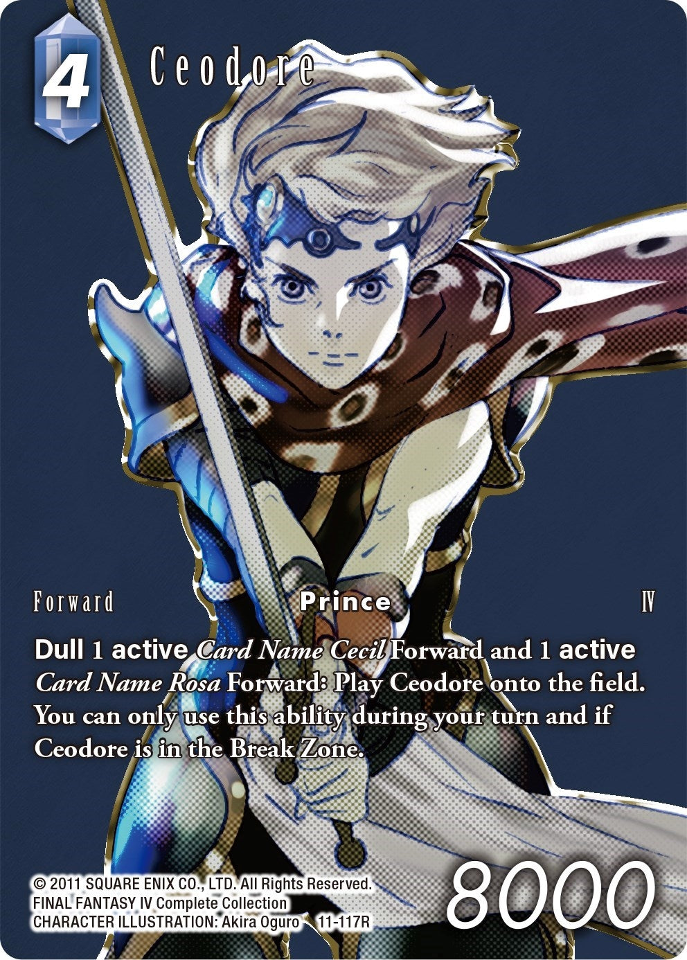 Image for Ceodore (Full Art) (Opus XI) (11-117R) - Final Fantasy TCG
