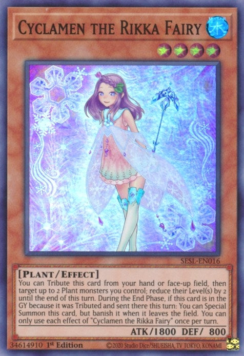 Image for Cyclamen the Rikka Fairy (Secret Slayers) (SESL-EN016) - YuGiOh