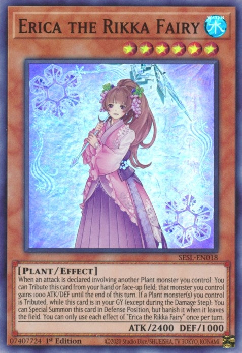 Image for Erica the Rikka Fairy (Secret Slayers) (SESL-EN018) - YuGiOh