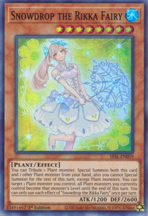 Image for Snowdrop the Rikka Fairy (Secret Slayers) (SESL-EN019) - YuGiOh