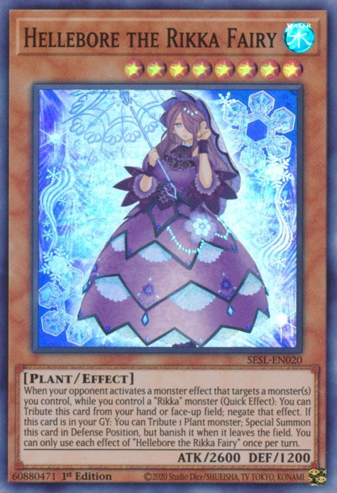 Image for Hellebore the Rikka Fairy (Secret Slayers) (SESL-EN020) - YuGiOh