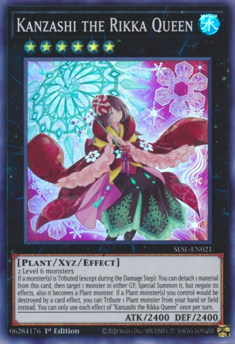 Image for Kanzashi the Rikka Queen (Secret Slayers) (SESL-EN021) - YuGiOh