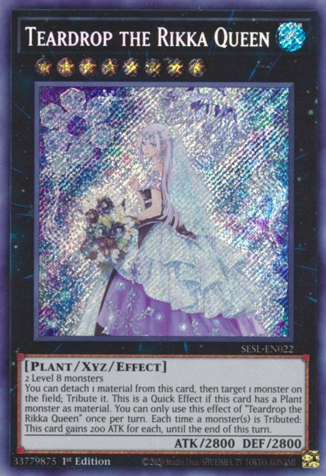 Image for Teardrop the Rikka Queen (Secret Slayers) (SESL-EN022) - YuGiOh