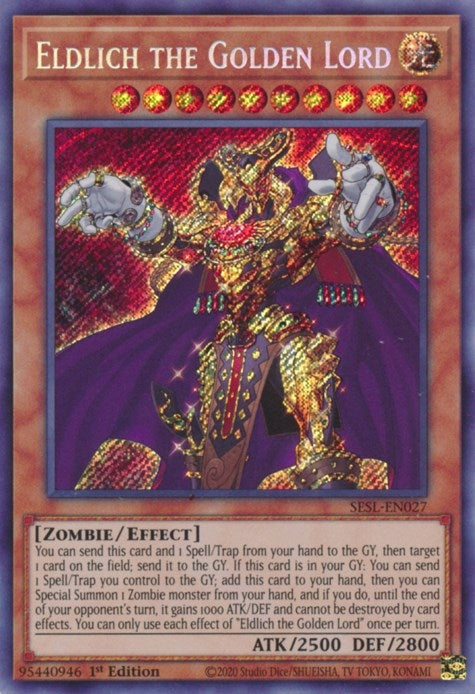 Image for Eldlich the Golden Lord (Secret Slayers) (SESL-EN027) - YuGiOh