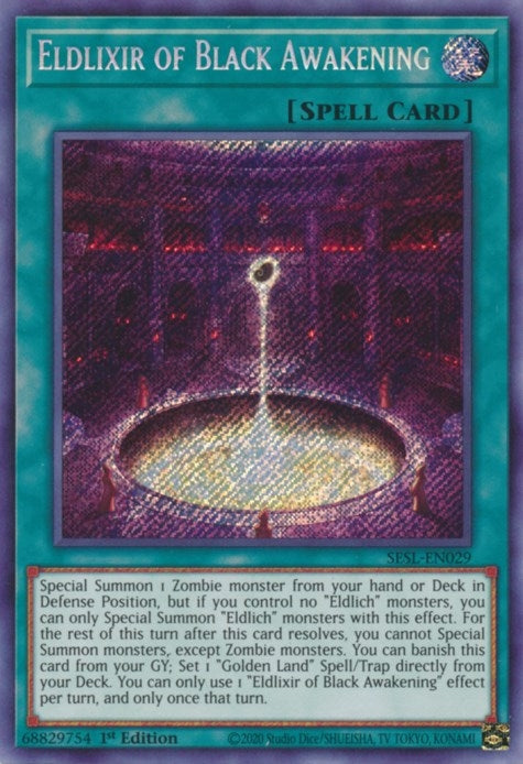 Image for Eldlixir of Black Awakening (Secret Slayers) (SESL-EN029) - YuGiOh