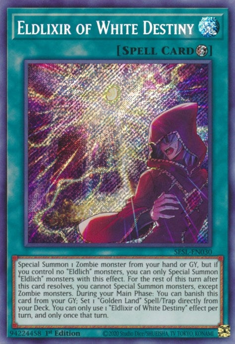 Image for Eldlixir of White Destiny (Secret Slayers) (SESL-EN030) - YuGiOh