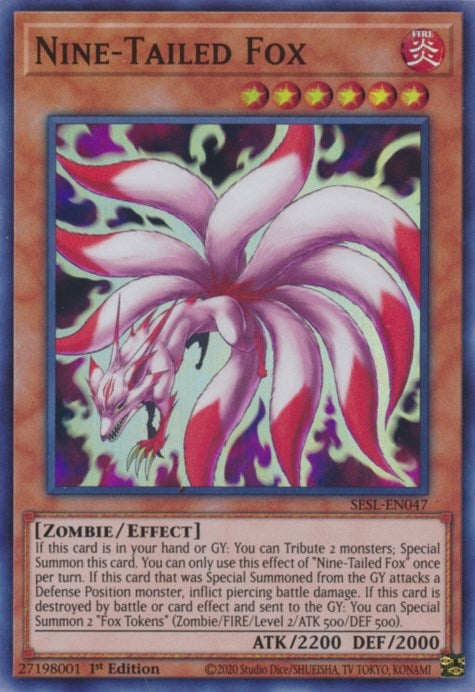 Image for Nine-Tailed Fox (Secret Slayers) (SESL-EN047) - YuGiOh