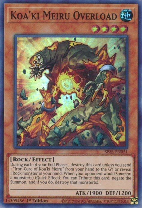 Image for Koa'ki Meiru Overload (Secret Slayers) (SESL-EN051) - YuGiOh