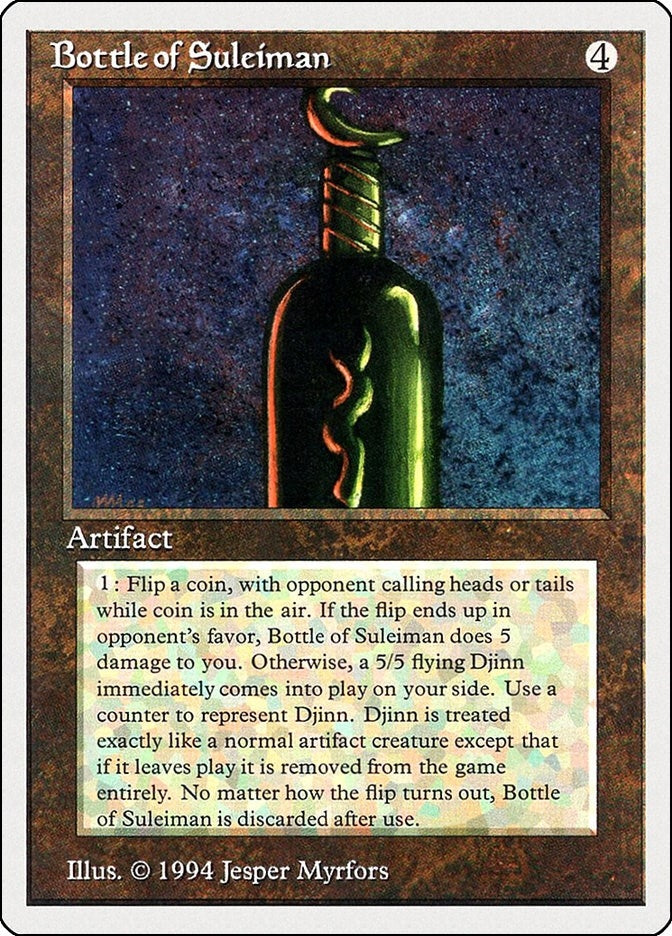 Image for Bottle of Suleiman (Summer Magic) (237) - Magic: The Gathering