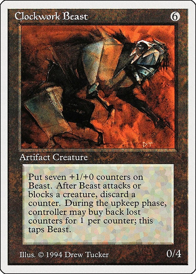 Image for Clockwork Beast (Summer Magic) (240) - Magic: The Gathering