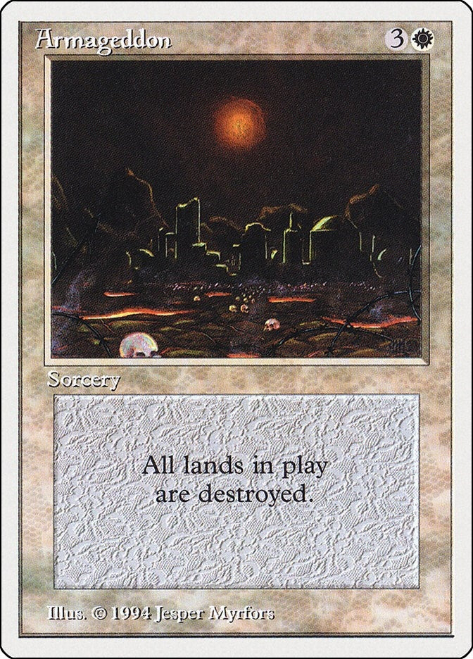 Image for Armageddon (Summer Magic) (2) - Magic: The Gathering
