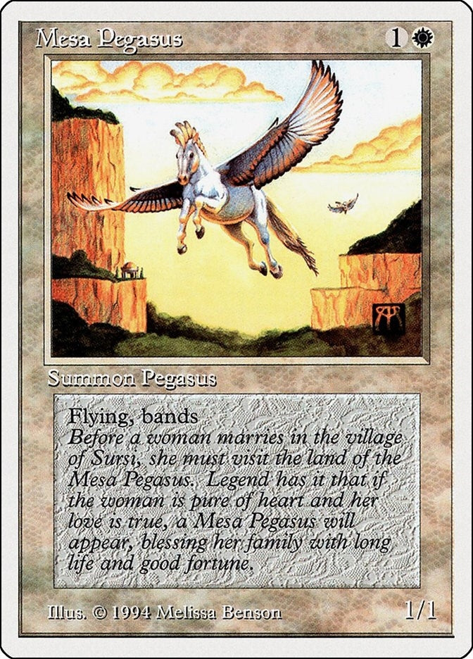Image for Mesa Pegasus (Summer Magic) (28) - Magic: The Gathering