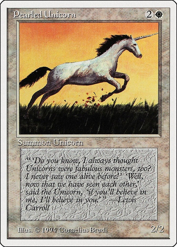 Image for Pearled Unicorn (Summer Magic) (30) - Magic: The Gathering