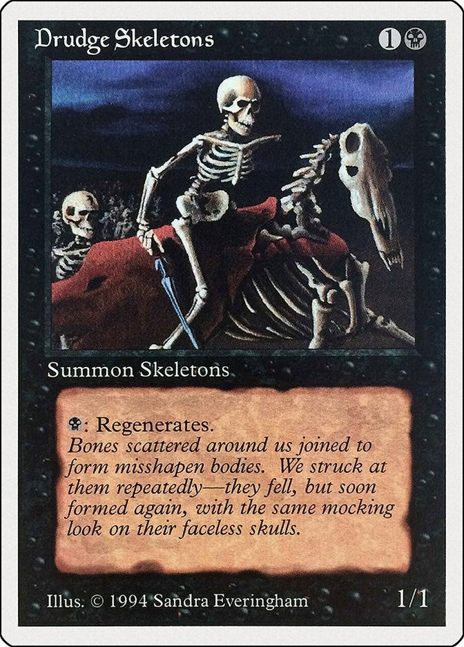 Image for Drudge Skeletons (Summer Magic) (107) - Magic: The Gathering