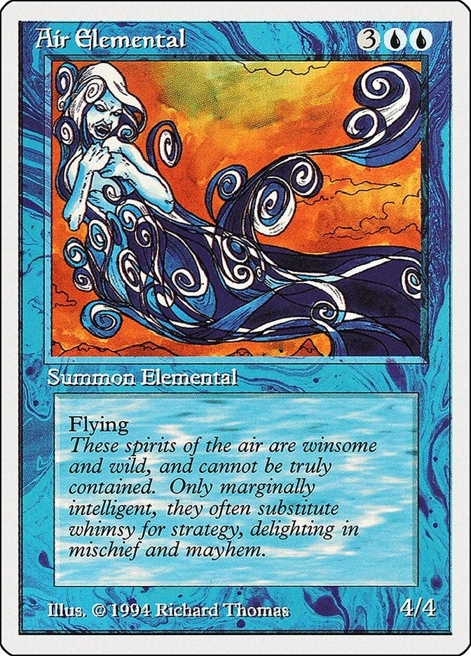Image for Air Elemental (Summer Magic) (47) - Magic: The Gathering