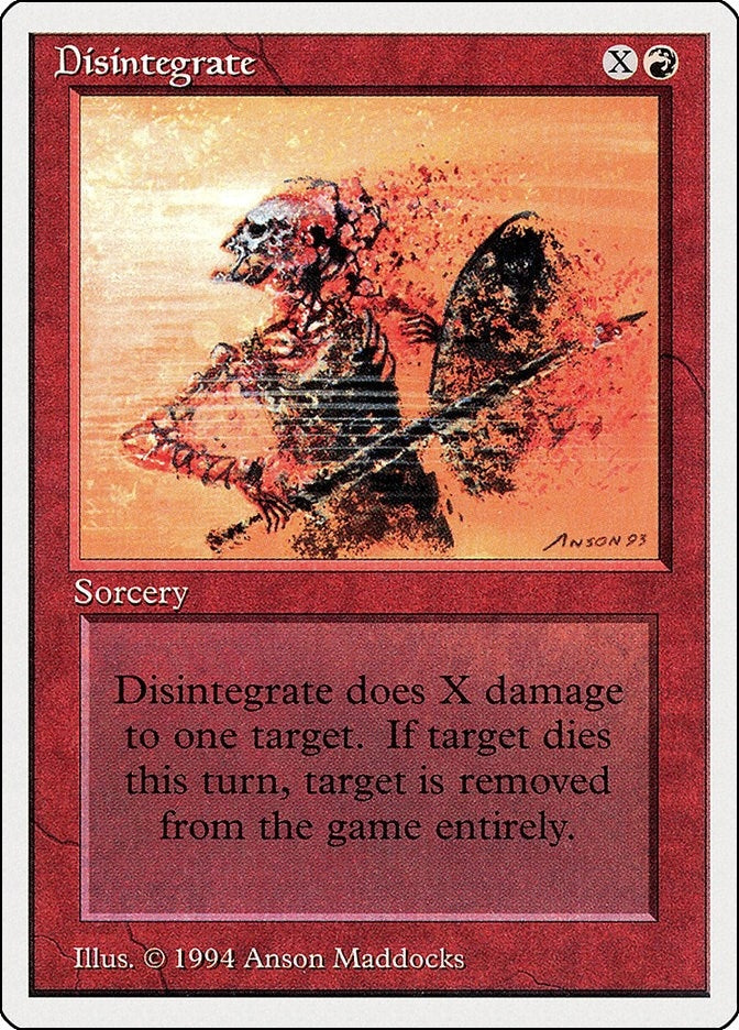 Image for Disintegrate (Summer Magic) (142) - Magic: The Gathering