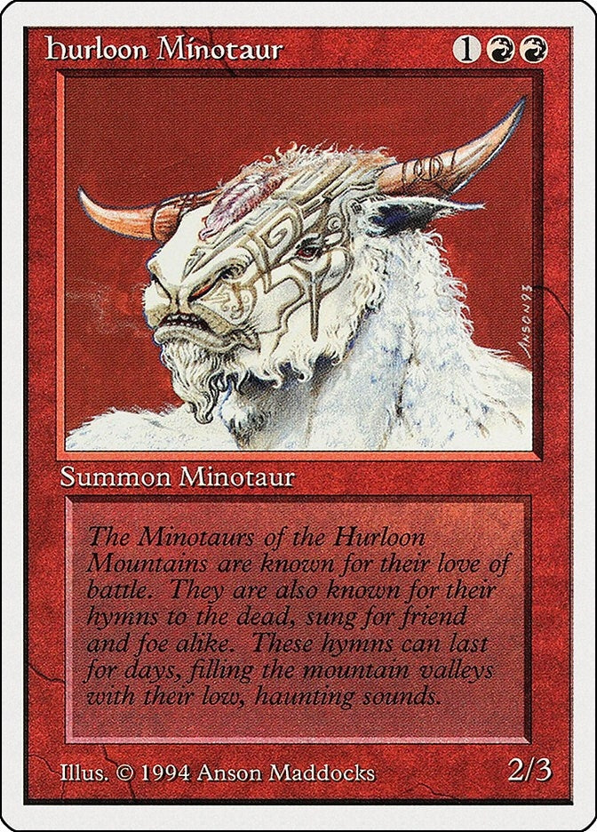 Image for Hurloon Minotaur (Summer Magic) (159) - Magic: The Gathering