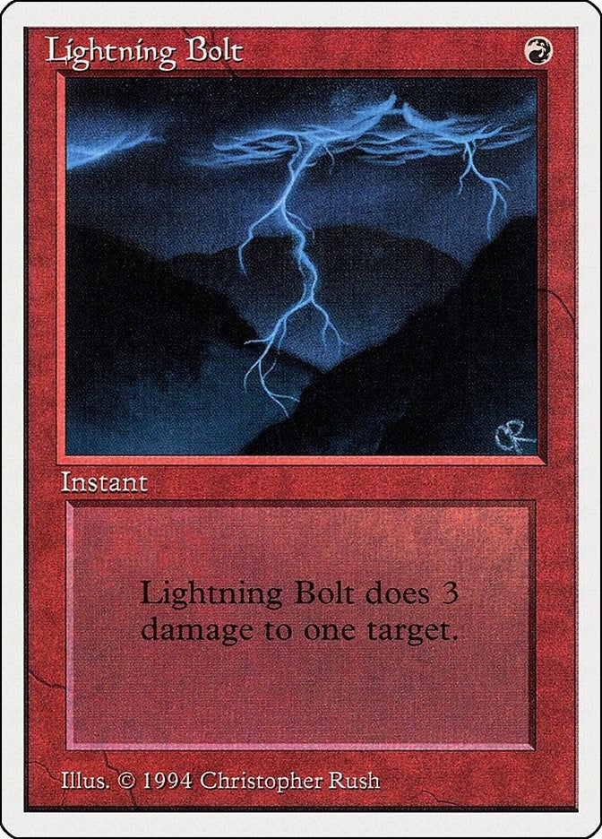 Image for Lightning Bolt (Summer Magic) (162) - Magic: The Gathering