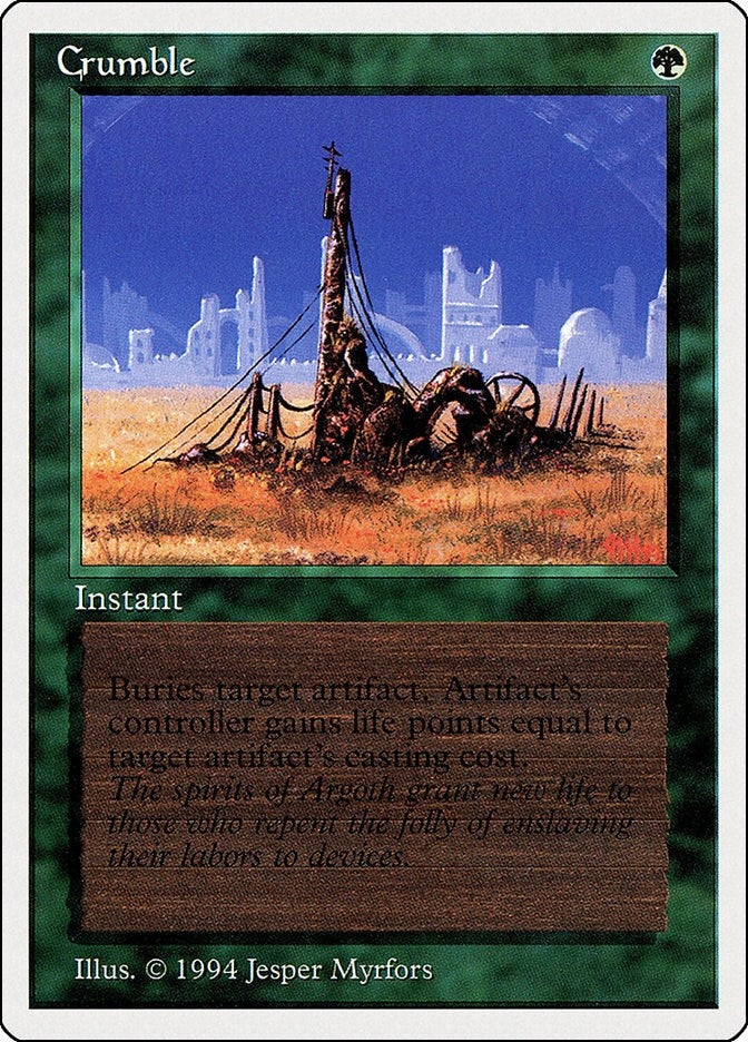 Image for Crumble (Summer Magic) (191) - Magic: The Gathering