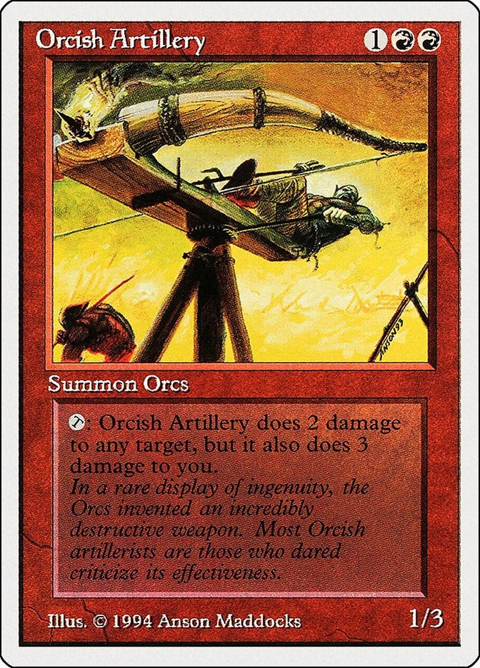 Image for Orcish Artillery (Summer Magic) (168) - Magic: The Gathering