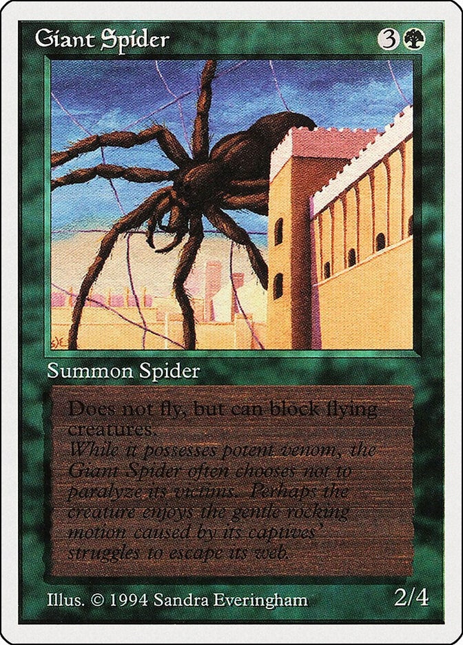 Image for Giant Spider (Summer Magic) (200) - Magic: The Gathering