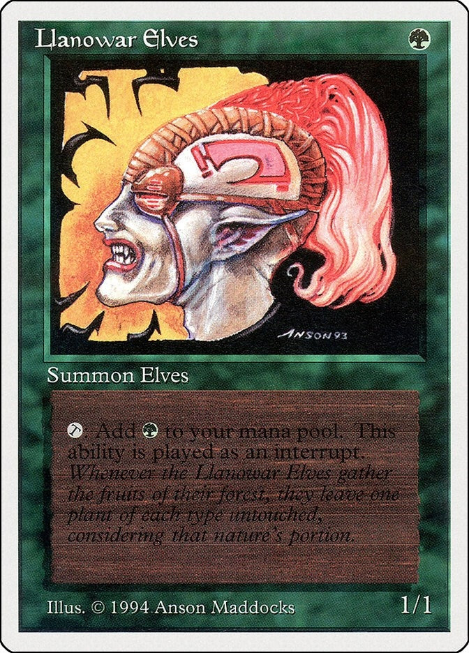 Image for Llanowar Elves (Summer Magic) (211) - Magic: The Gathering