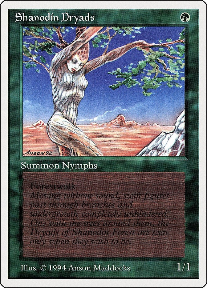 Image for Shanodin Dryads (Summer Magic) (216) - Magic: The Gathering