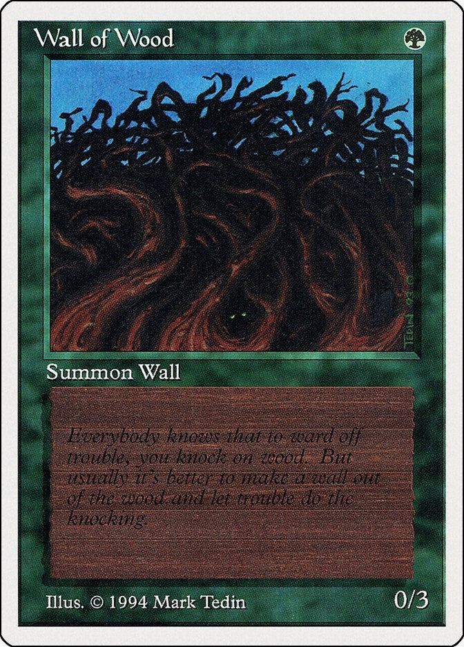 Image for Wall of Wood (Summer Magic) (226) - Magic: The Gathering