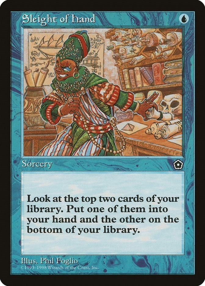 Image for Sleight of Hand (Portal Second Age) - Magic: The Gathering