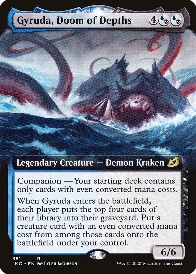 Image for Gyruda, Doom of Depths (Extended Art) (Ikoria: Lair of Behemoths) (351) - Magic: The Gathering