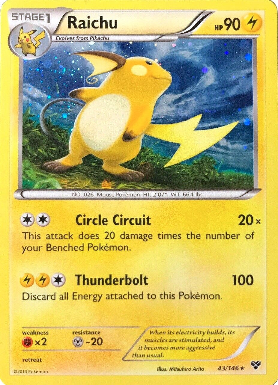 Image for Raichu - 43/146 (Cosmos Holo) (Blister Exclusives) (043/146) - Pokemon