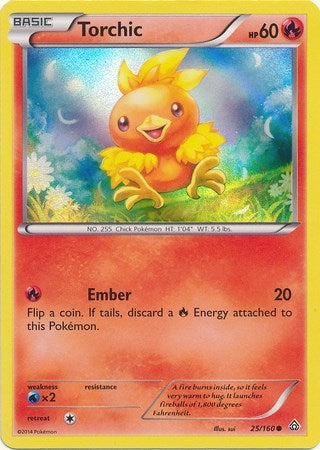 Image for Torchic - 25/160 (Sheen Holo) (Miscellaneous Cards & Products) (025/160) - Pokemon