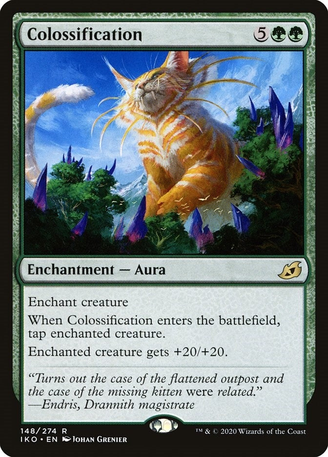 Image for Colossification (Ikoria: Lair of Behemoths) (148) - Magic: The Gathering