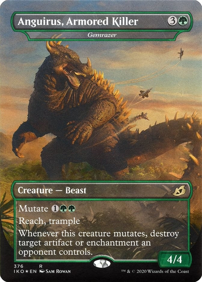 Image for Anguirus, Armored Killer - Gemrazer (Ikoria: Lair of Behemoths) (376) - Magic: The Gathering