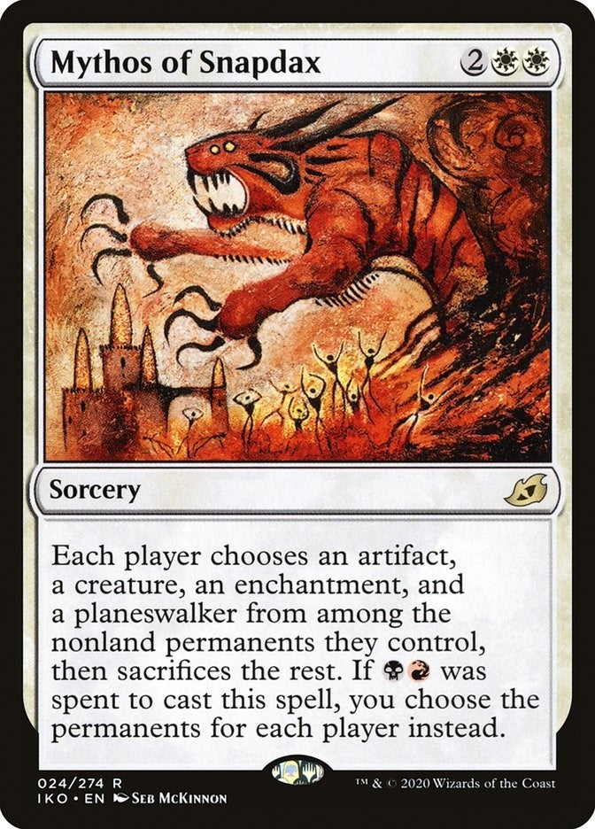 Image for Mythos of Snapdax (Ikoria: Lair of Behemoths) (24) - Magic: The Gathering