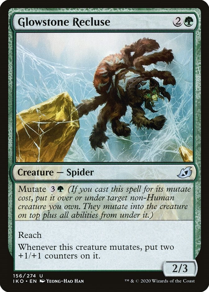 Image for Glowstone Recluse (Ikoria: Lair of Behemoths) (156) - Magic: The Gathering