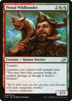 Image for Proud Wildbonder (Ikoria: Lair of Behemoths) (229) - Magic: The Gathering
