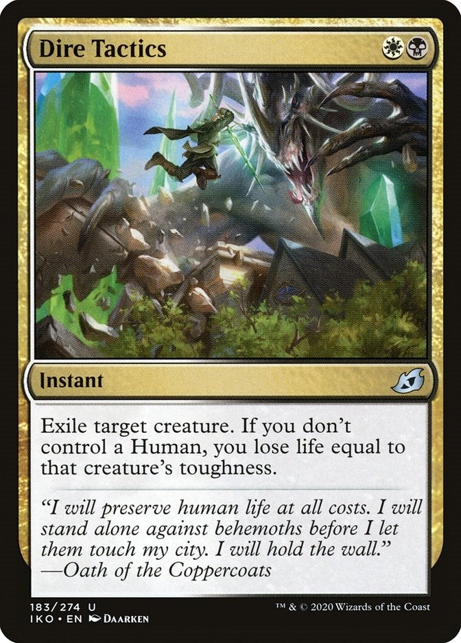 Image for Dire Tactics (Ikoria: Lair of Behemoths) (183) - Magic: The Gathering
