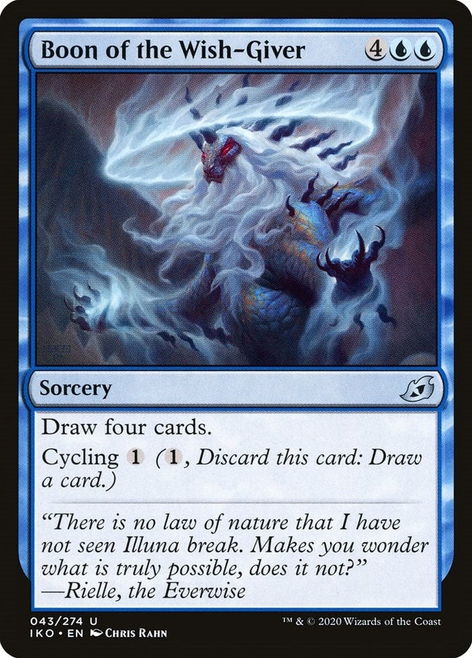Image for Boon of the Wish-Giver (Ikoria: Lair of Behemoths) (43) - Magic: The Gathering