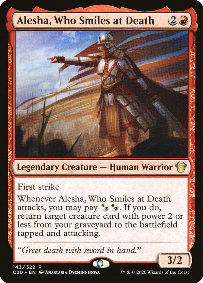 Image for Alesha, Who Smiles at Death (Commander 2020) (143) - Magic: The Gathering