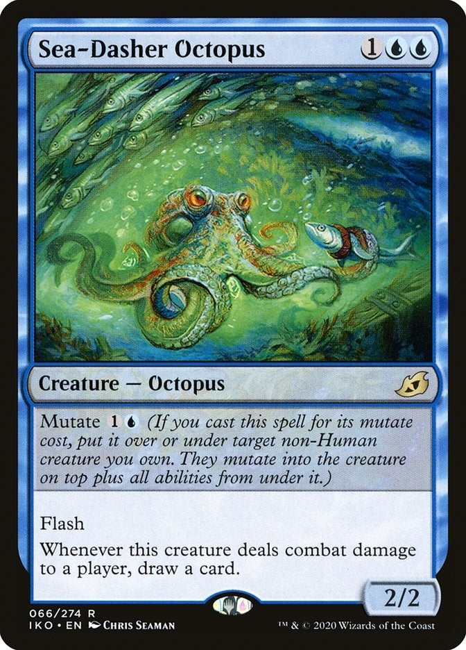 Image for Sea-Dasher Octopus (Ikoria: Lair of Behemoths) (66) - Magic: The Gathering