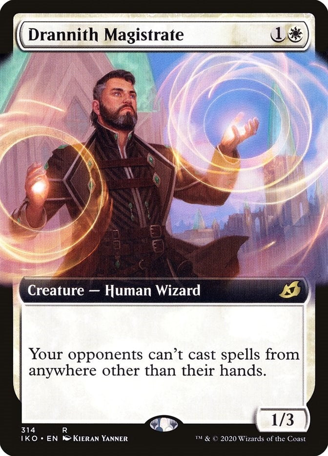 Image for Drannith Magistrate (Extended Art) (Ikoria: Lair of Behemoths) (314) - Magic: The Gathering