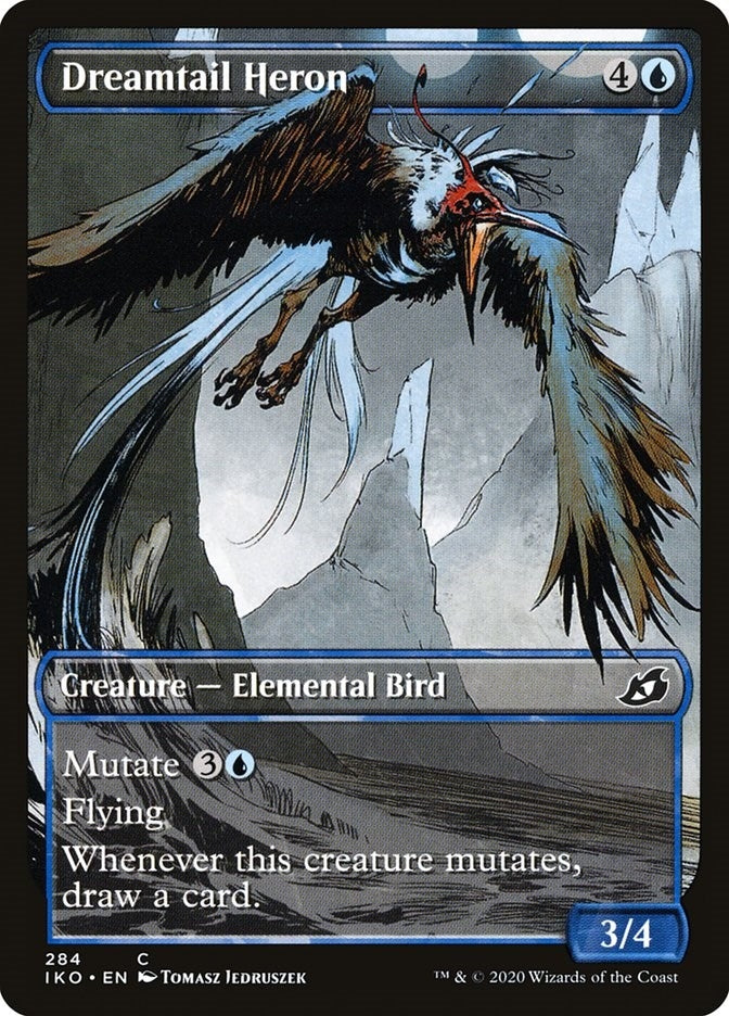 Image for Dreamtail Heron (Showcase) (Ikoria: Lair of Behemoths) (284) - Magic: The Gathering
