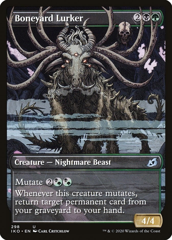 Image for Boneyard Lurker (Showcase) (Ikoria: Lair of Behemoths) (298) - Magic: The Gathering