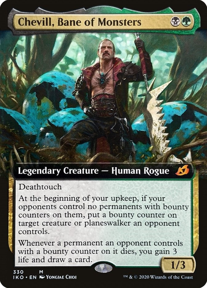 Image for Chevill, Bane of Monsters (Extended Art) (Ikoria: Lair of Behemoths) (330) - Magic: The Gathering