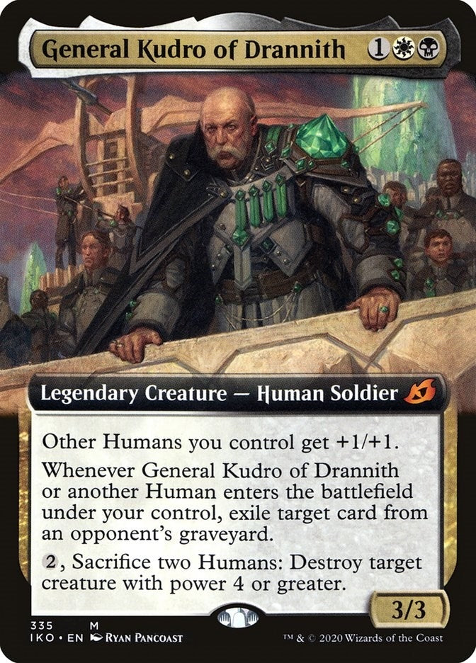 Image for General Kudro of Drannith (Extended Art) (Ikoria: Lair of Behemoths) (335) - Magic: The Gathering