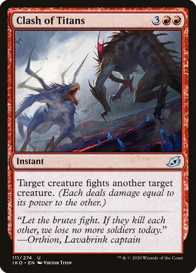Image for Clash of Titans (Ikoria: Lair of Behemoths) (111) - Magic: The Gathering