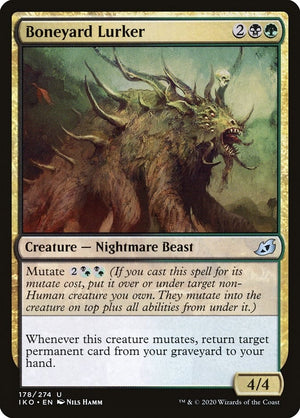 Image for Boneyard Lurker (Ikoria: Lair of Behemoths) (178) - Magic: The Gathering