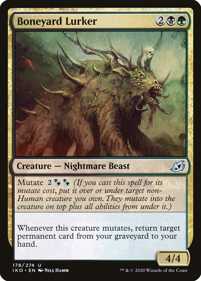 Image for Boneyard Lurker (Ikoria: Lair of Behemoths) (178) - Magic: The Gathering
