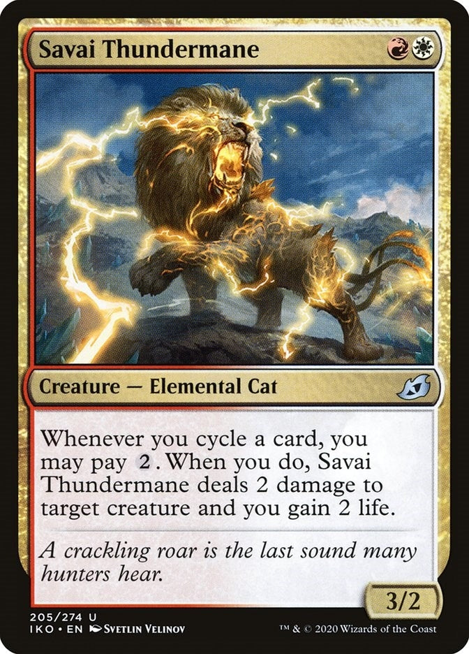 Image for Savai Thundermane (Ikoria: Lair of Behemoths) (205) - Magic: The Gathering